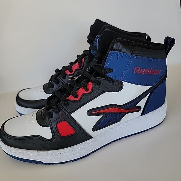 Size 9.5 - Reebok Resonator Mid White Batik Blue GY6292 main image 11